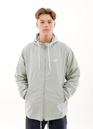 Чоловіча куртка nike club сірий xl (7dfb7397-077 xl)