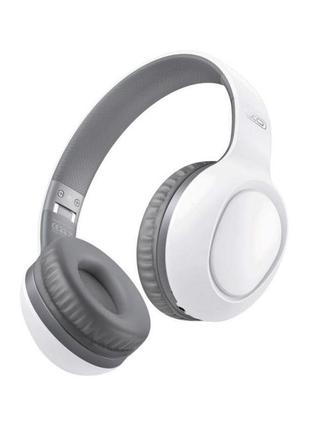Наушники bluetooth xo be35 white/grey