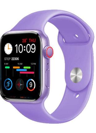 Смарт-годинник apl watch series 6 m16 plus purple, 44mm - фіолетова ніжність4 фото