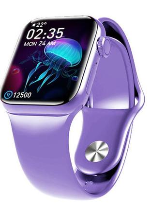 Смарт-годинник apl watch series 6 m16 plus purple, 44mm - фіолетова ніжність3 фото