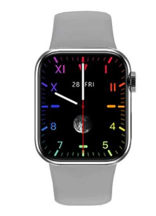 Smart watch m16 mini, wearfitpro, 38mm aluminium, silver dr