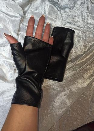 Митенки ,  перчатки, рукавицы без пальцев2 фото