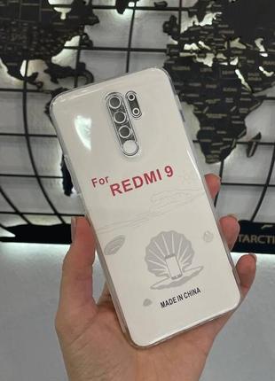 Чехол прозрачный для xiaomi redmi 9,чехол-накладка для телефона редми 91 фото