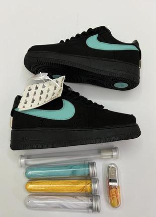 Мужские кроссовки nike air force 1 tiffany , мужские кроссовки найк аир форс 1 тиффани7 фото