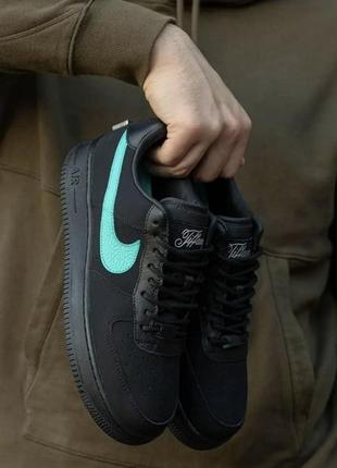 Мужские кроссовки nike air force 1 tiffany , мужские кроссовки найк аир форс 1 тиффани2 фото