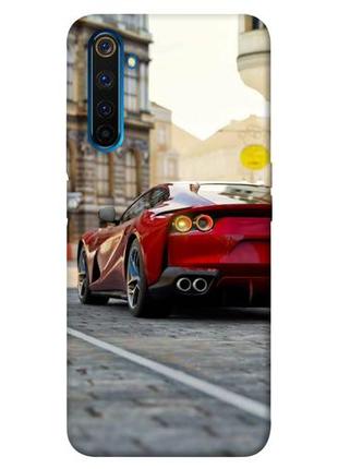 Чехол itsprint red ferrari для realme 6 pro