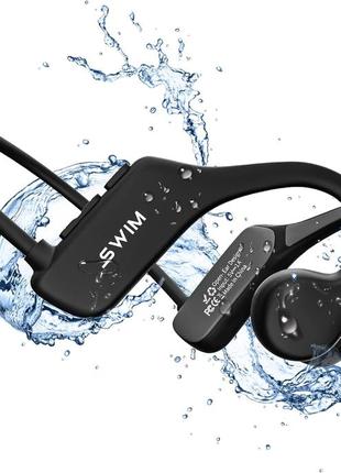 Спортивні навушники для плавання з вбудованою пам'яттю (mp3 плеєром) openear bone x5 hiteblaz