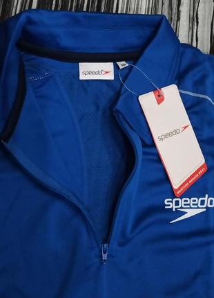 Оригинал speedo team kit мужская тенниска поло на молнии2 фото