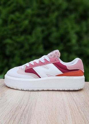 Жіночі кросівки | new balance ct302 | бордові | текстиль/замша/шкіра, :36