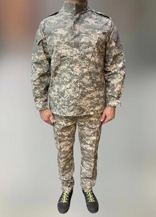Військова форма (кітель та штани), піксель нато, розмір xxl, комір-стійка, yakeda, тактична військова форма літня