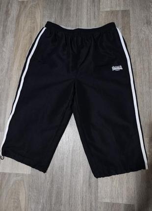 Мужские чёрные шорты / бриджи / lonsdale / ,мужская одежда / чоловічий одяг /