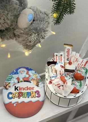 Подарочный набор s дед мороз «kinder» 24 см maikinbaby (pk001kinb)1 фото