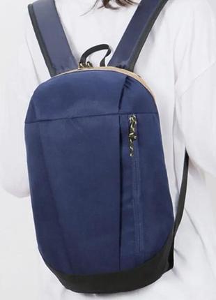 Компактний рюкзак міський, матеріал oxford синього кольору.