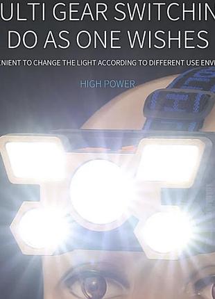 Світлодіодний налобний ліхтар l-smarter xy501 на вбудованій літієвій батареї 18650 311