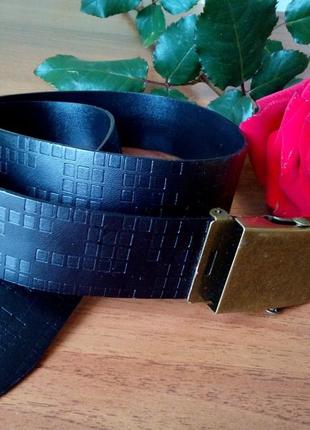 Ремень кож.зам.с медной бляшкой