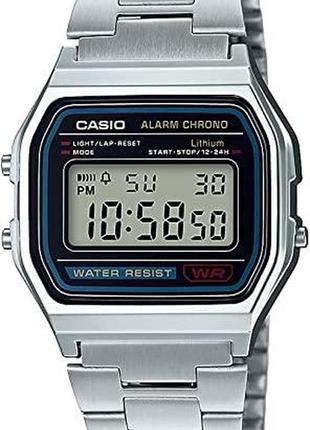 Часы casio men's a158wa-1cr stainless steel digital watch. оригинал.