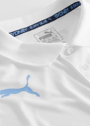 Оригинал puma мужская футболка поло fc sydney  белая. редкая модель.2 фото