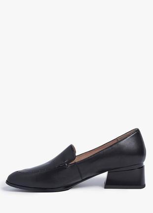 Туфли женские кожаные черные повседневные на низком каблуке s1087-22-y164a-9 lady marcia 33172 фото