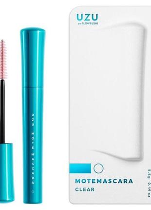 Туш - база для вій синя uzu by flowfushi mote mascara clear, 5,5 г