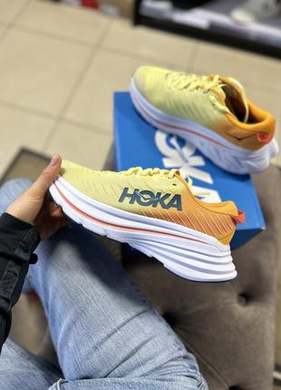 Оригинальные беговые кроссовки hoka one one bondi x