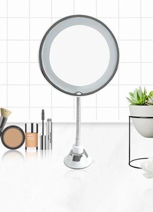 Кругле дзеркало з led-підсвіткою flexible mirror x10 dr5 фото