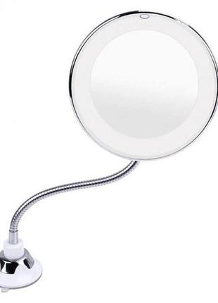 Кругле дзеркало з led-підсвіткою flexible mirror x10 sale9 фото