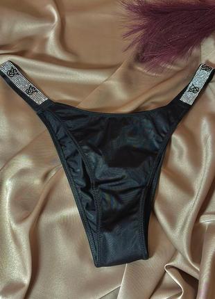 Трусики victoria's secret shine strap brazilian panty оригинал