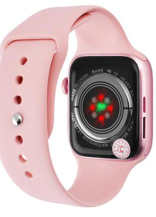 Smart watch nb-plus, бездротова зарядка, pink dr4 фото