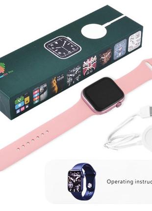 Smart watch nb-plus, бездротова зарядка, pink dr2 фото