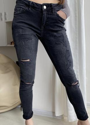 Чёрные джинсы denim1 фото