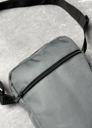 Мессенджер барсетка лого сумка брендовая барсетка черная на плечо лого барсетка puma серая черное лого5 фото