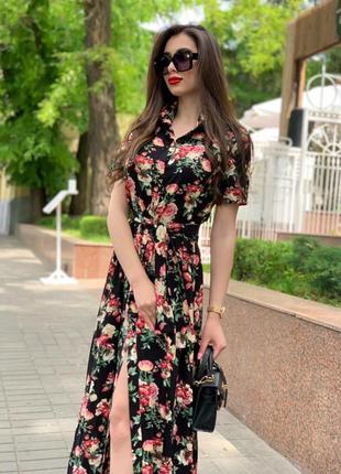 Літнє плаття в квітковий принт