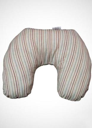 Подушка декоративна рогалик з гречаним лушпинням