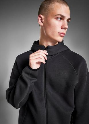 Кофта муж. nike sportswear tech fleece hoodie (арт. fb7921-060)3 фото