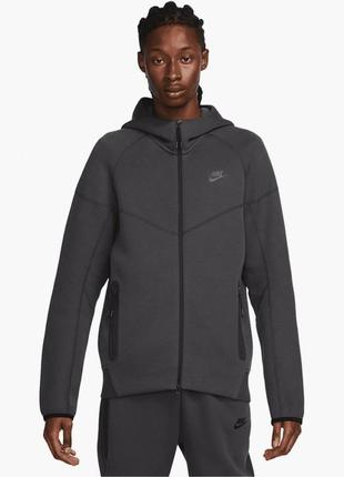 Кофта муж. nike sportswear tech fleece hoodie (арт. fb7921-060)4 фото