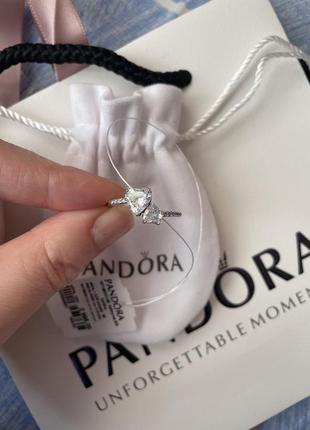 Кольццо кольцо кольцо пандора pandora silver s925 ale с биркой два сердца сердечко9 фото