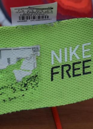 Червоні зручні кросівки носком nike free flyknit +, 40 розмір. оригінал8 фото