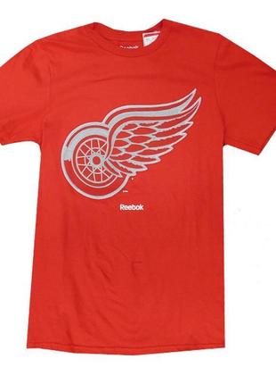 Футболка reebok detroit red wings emblem t-shirt