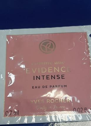 Парфумована вода  comme une evidence intense пробник
