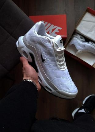Кроссовки gold nike tn white