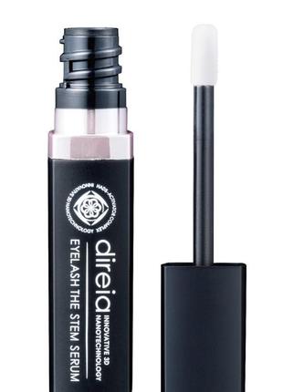 Сироватка для зміцнення вій та брів з фактором росту gf direia eyelash the stem serum, 5 мл2 фото