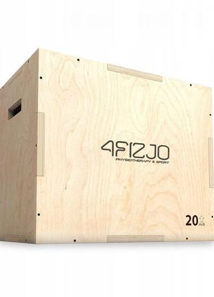 Плиометрический бокс 4fizjo 3 в 1 60 x 50 x 40 см деревянный 4fj0404 poland