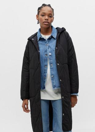 Демісезонна, осіння стьобана куртка, пальто pull bear (zara), колекція 2023 року, розмір s