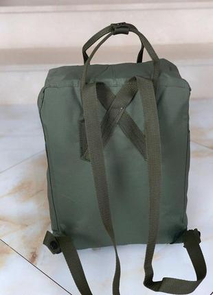 Рюкзак fjallraven kanken khaki купити фьялравен канкен хакі зелений2 фото