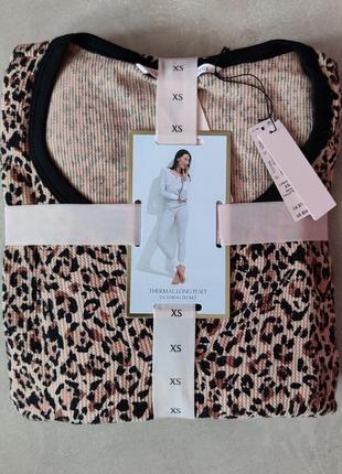 Victoria´s victorias secret виктория сикрет пижама, костюм для сна thermal long pajama set4 фото