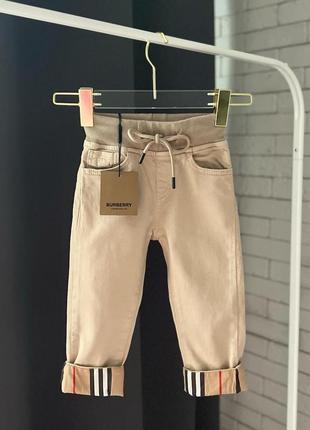 Детские брюки - штаны burberry1 фото