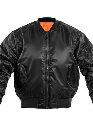 Бомбер ma-1 us flight jacket черный