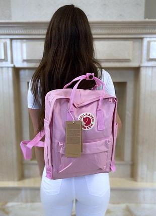 Рюкзак fjallraven kanken pink купити фьялравен канкен рожевий