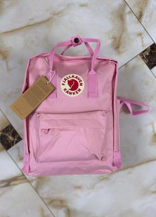 Рюкзак fjallraven kanken pink купити фьялравен канкен рожевий3 фото