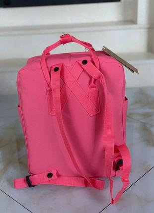 Рюкзак fjallraven kanken pink купить фьялравен канкен ярко розовый3 фото